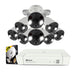 Swann - 8-Channel 8-Camera 4K Ultra HD 1TB NVR Security System - White