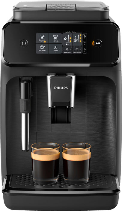 Philips - 1200 Series Fully Automatic Espresso Machine with Milk Frother - Black