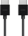 Belkin - Ultra HD HDMI 2.1 Cable 6.6FT/2M - 4K Ultra High Speed HDMI Cable - Compatible with PS4 PS5 Xbox Series X  More - Black