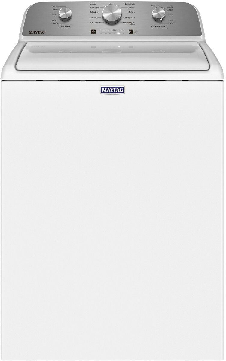 Maytag - 4.5 Cu. Ft. High Efficiency Top Load Washer with Deep Fill - White