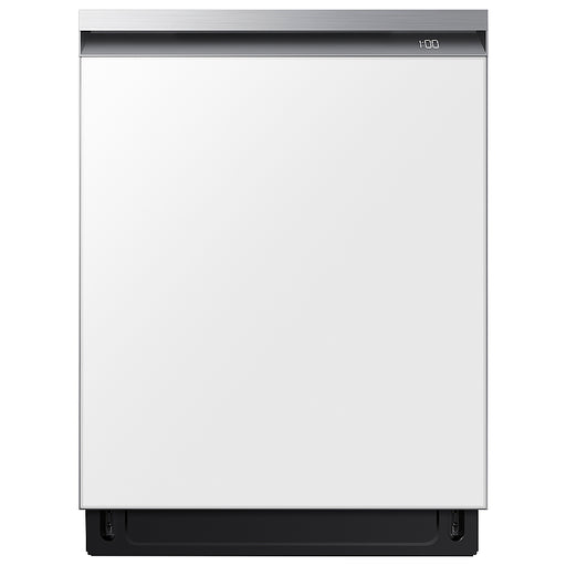 Samsung - Bespoke AutoRelease Smart Built-In Dishwasher with StormWash+ 42dBA - White Glass