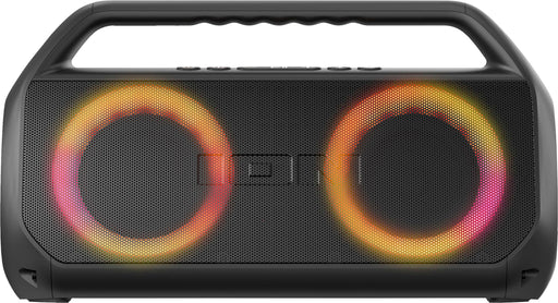 ION Audio - Uber Boom Ultra Water Resistant Bluetooth Stereo Boombox with Lights - Black