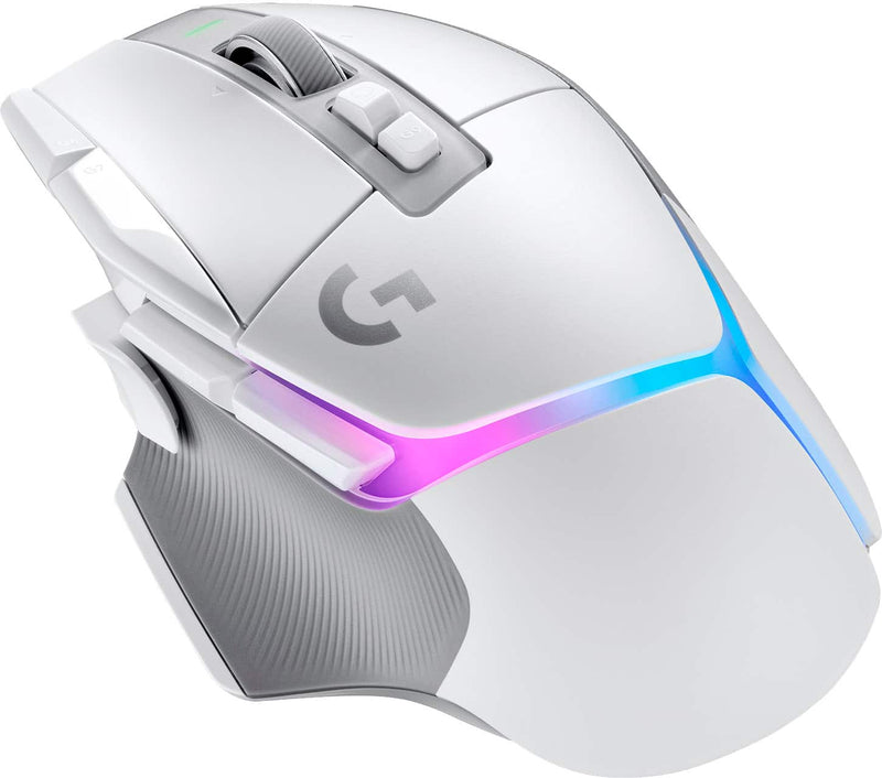 Logitech - G502 X PLUS LIGHTSPEED Wireless Optical Gaming Mouse with HERO 25K Sensor - Wireless - White