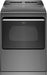 Whirlpool - 7.4 Cu. Ft. Smart Gas Dryer with Steam and Advanced Moisture Sensing - Chrome Shadow