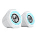 Edifier - G1000 2.0 Bluetooth Gaming Speakers with RGB Lighting (2-Piece) - White