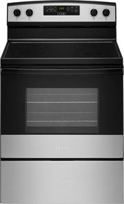 Amana - 4.8 Cu. Ft. Freestanding Electric Range - Stainless Steel