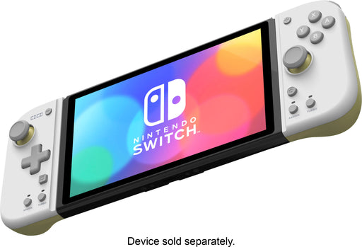 Hori - Split Pad Compact for Nintendo Switch - Light Gray  Yellow