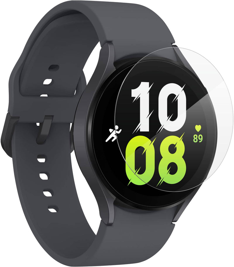 ZAGG - InvisibleShield GlassFusion+ Flexible Hybrid Screen Protector for Samsung Galaxy Watch5 Galaxy Watch6 44mm - Clear