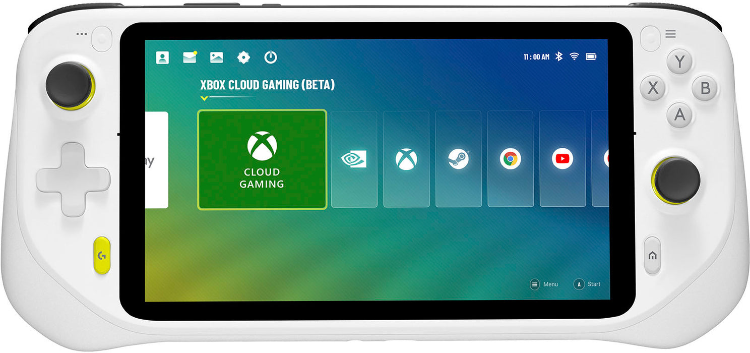 Logitech - G CLOUD Gaming Handheld Console - White