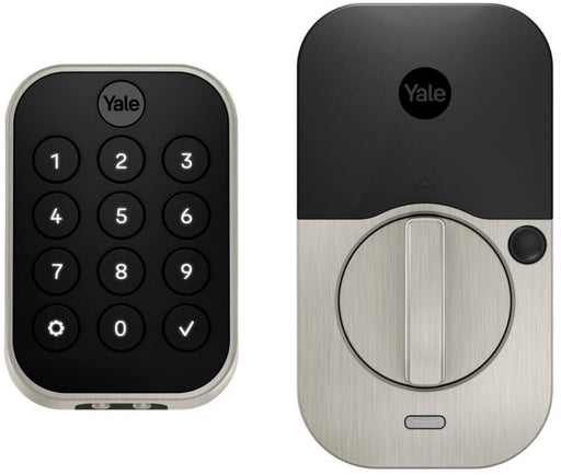 Yale - Assure Lock 2 - Smart Lock Keyless Bluetooth Deadbolt with Push Button Keypad Access - Satin Nickel