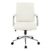 Office Star Products - Mid Back Antimicrobial Fabric Chair - Dillon Snow