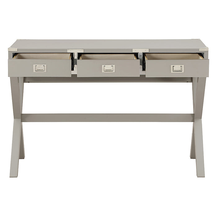 OSP Home Furnishings - Wellington 46" Desk with Power - Grey