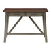 OSP Home Furnishings - Milford Rustic Writing Desk - Slate Grey