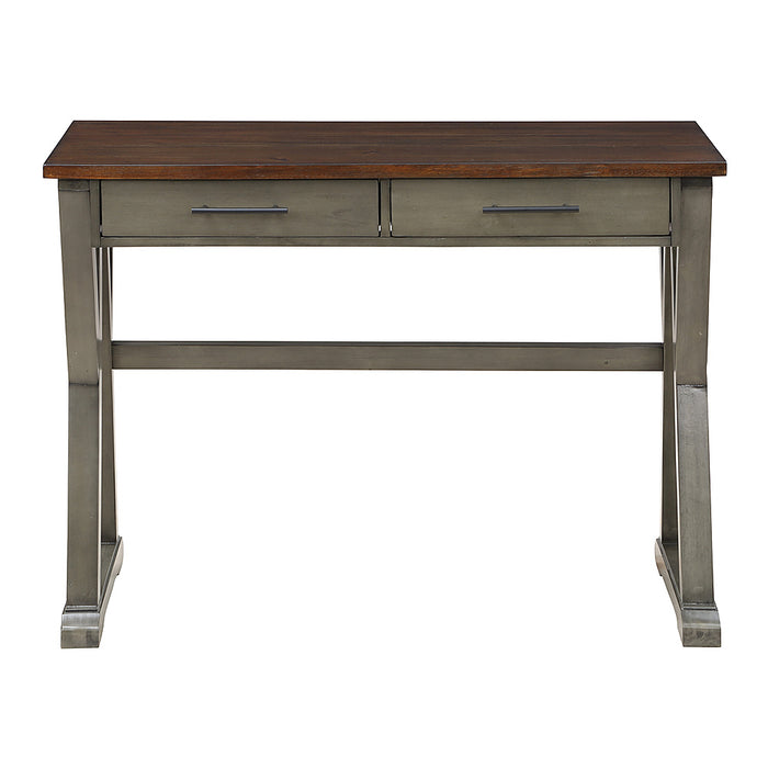 OSP Home Furnishings - Jericho Rustic Writing Desk - Slate Grey