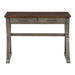 OSP Home Furnishings - Jericho Rustic Writing Desk - Slate Grey