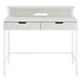 OSP Home Furnishings - Contempo 40" Desk with Shelf hutch - White Oak