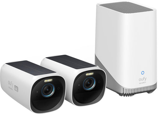 eufy Security - eufyCam 3 2-Camera Wireless 4K Surveillance System - White