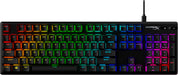 HyperX - Alloy Origins Wired Mechanical Red Linear Switch Gaming Keyboard with RGB Back Lighting - Black