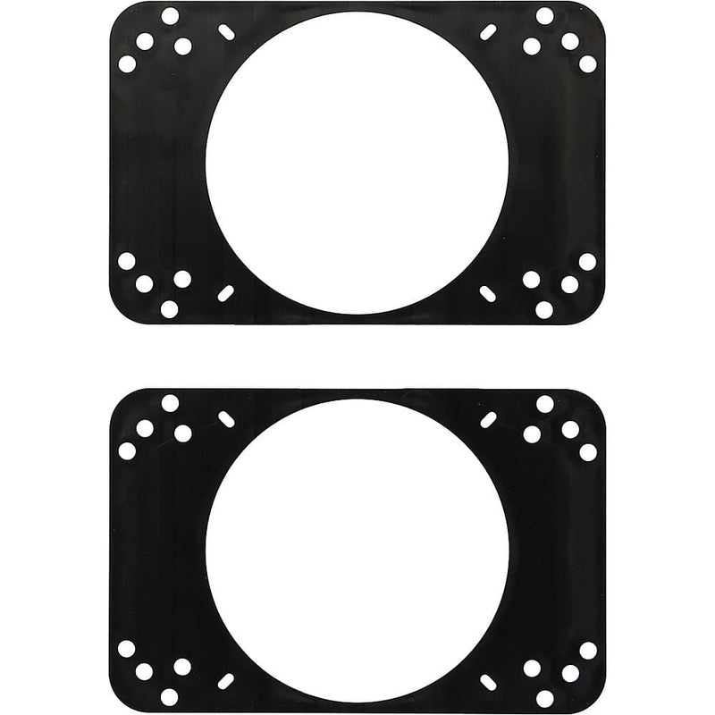 Metra - Speaker Adapter Plates for Most Vehicles (2-Pack) - Black