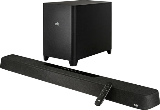 Polk Audio - MagniFi Max AX 5.1.2 Ch Soundbar with Dolby Atmos and VoiceAdjust - Black