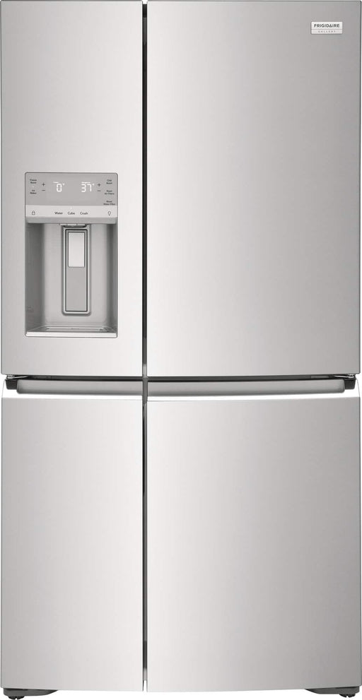 Frigidaire - Gallery 21.3 Cu. Ft. Counter-Depth 4-Door Refrigerator - Smudge Proof Stainless Steel
