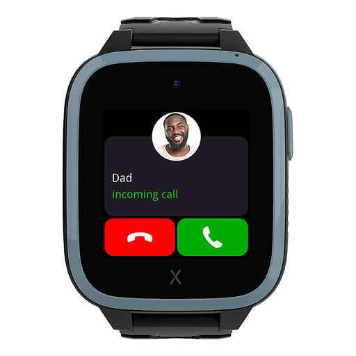 Xplora - Kids' X3GO3 (GPS + Cellular) Smartwatch 42mm Calls Messages SOS GPS Tracker Camera Step Counter SIM Card included - Black