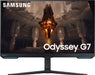 Samsung - Odyssey G7 28 4K UHD IPS AMD FreeSync Premium Pro  G-Sync Compatible Smart 144Hz 1ms Gaming Monitor - Black