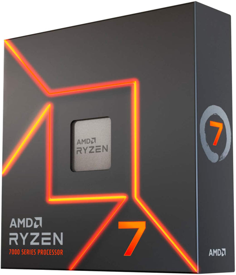 AMD - Ryzen 7 7700X 8-Core - 16-Thread 4.5GHz (5.4 GHz Max Boost) Socket AM5 Unlocked Desktop Processor - Silver