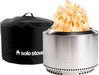 Solo Stove - Yukon + Stand  Shelter 2.0 Bundle - Stainless Steel