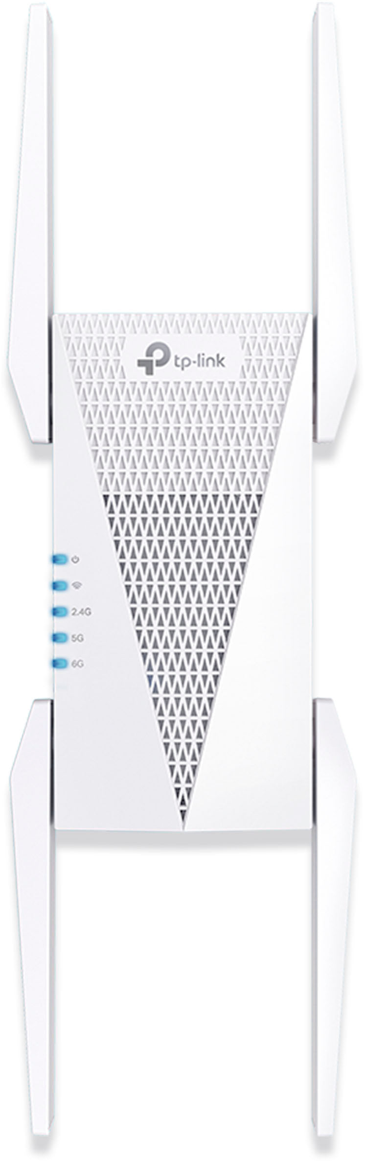 TP-Link - AXE5400 Tri-Band Mesh Wi-Fi 6E Range Extender - White