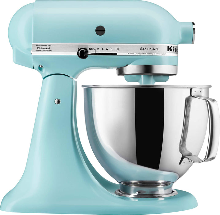 KitchenAid - Artisan Series 5 Quart Tilt-Head Stand Mixer - KSM150PSMI - Mineral Water Blue