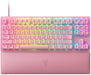 Razer - Huntsman V2 TKL Wired Optical Red Linear Switch Gaming Keyboard with Chroma RGB Backlighting - Quartz