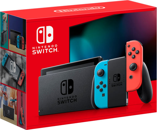 Nintendo - Switch with Neon Blue and Neon Red Joy-Con