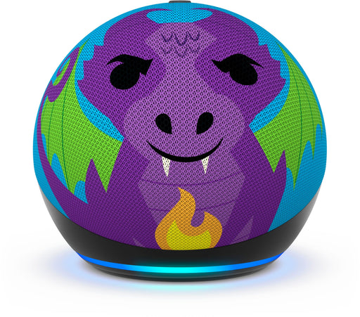 Amazon - Echo Dot Kids (5th Gen 2022 Release) with Alexa - Fire Dragon