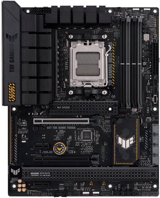 ASUS - TUF GAMING B650-PLUS WIFI (Socket AM5) AMD B650 ATX DDR5 Wi-Fi 6 Motherboard - Black