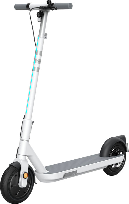 OKAI - Neon Lite Foldable Electric Scooter w/ 18.6 Miles Max Operating Range  15.5 mph Max Speed - White