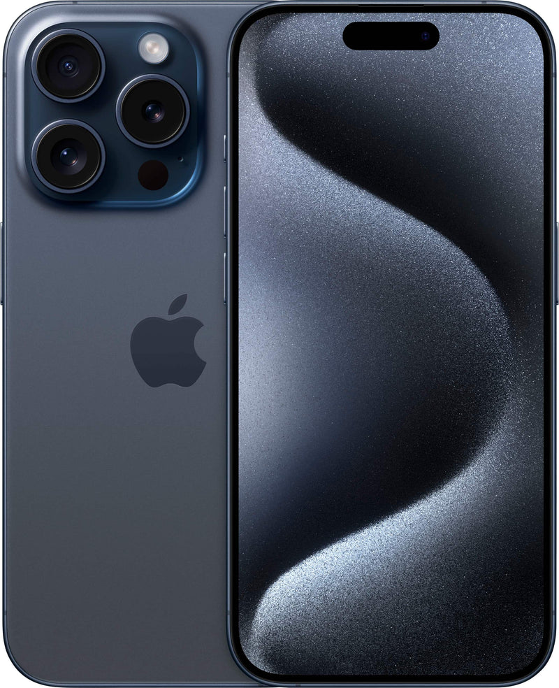 Apple - iPhone 15 Pro 1TB - Apple Intelligence Blue Titanium (Universal)