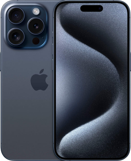 Apple - iPhone 15 Pro 1TB - Apple Intelligence Blue Titanium (Universal)