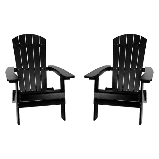 Alamont Home - Charlestown Adirondack Chair (set of 2) - Black