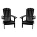 Alamont Home - Charlestown Adirondack Chair (set of 2) - Black