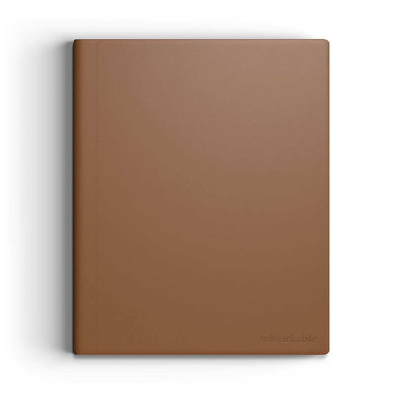 reMarkable 2 - Premium Leather Book Folio for your Paper Tablet - Brown