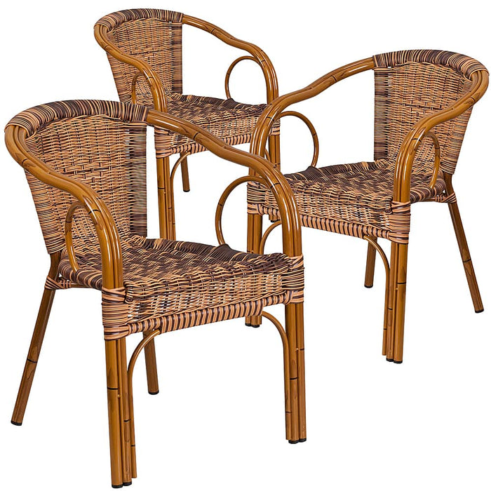 Alamont Home - Lila Patio Chair (set of 3) - Brown