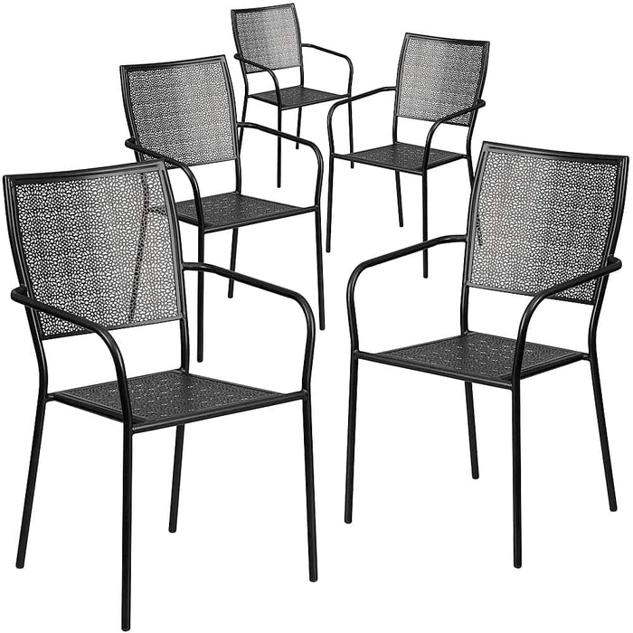 Alamont Home - Oia Patio Chair (set of 5) - Black