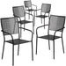 Alamont Home - Oia Patio Chair (set of 5) - Black