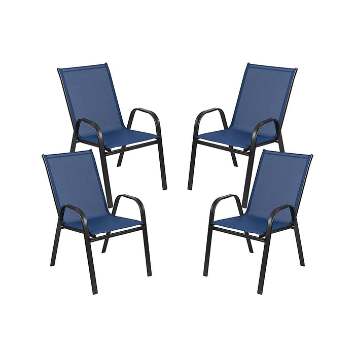 Alamont Home - Brazos Patio Chair (set of 4) - Navy