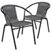 Alamont Home - Lila Patio Chair (set of 2) - Gray