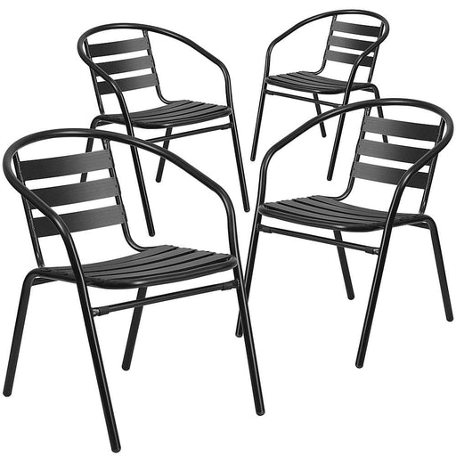 Alamont Home - Lila Patio Chair (set of 4) - Black