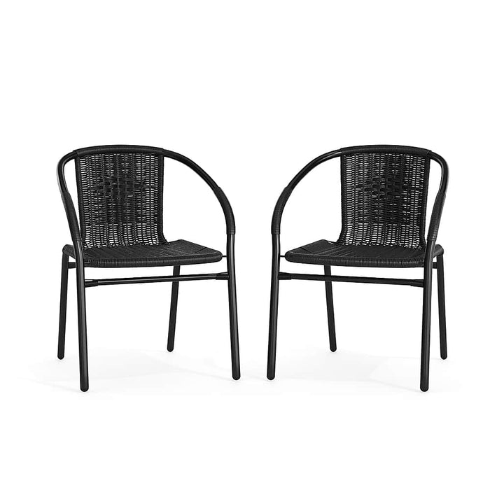 Alamont Home - Lila Patio Chair (set of 2) - Black