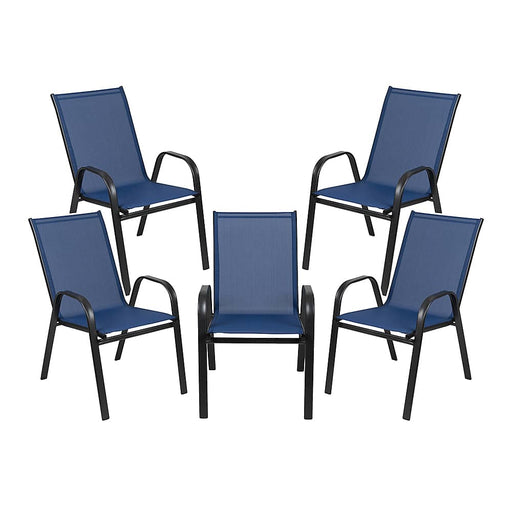 Alamont Home - Brazos Patio Chair (set of 5) - Navy