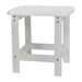 Alamont Home - Charlestown Classic Adirondack Side Table - White